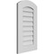 Ekena Millwork Arch Top Surface Mount PVC Gable Vent: Functional, w/ 3-1/2"W x 1"P Standard Frame, 16"W x 28"H GVPAR16X2801SF - alternate 4